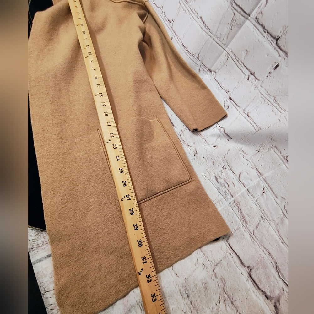 J.Jill Reversible Topper Coat 2X Pockets Minimalist Long - Picture 10 of 13